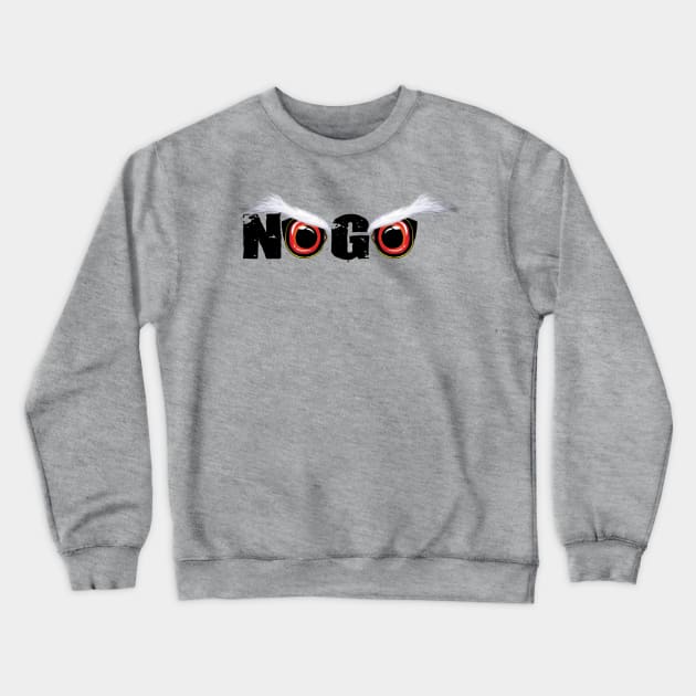 NOGO - The Northern Goshawk Crewneck Sweatshirt by Shokokuphoenix